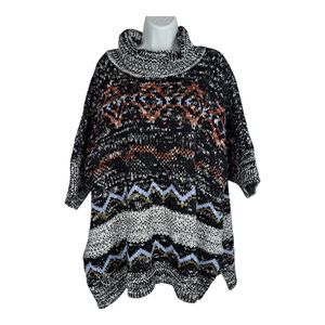 Women's Northern‎ Reflections Sweater S/M Black White Scandinavian
